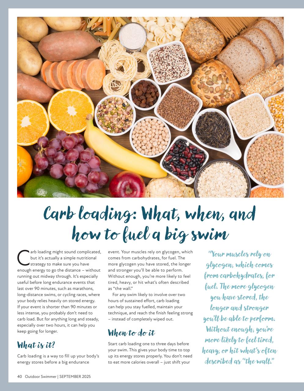 Outdoor Swimmer Preview Pages