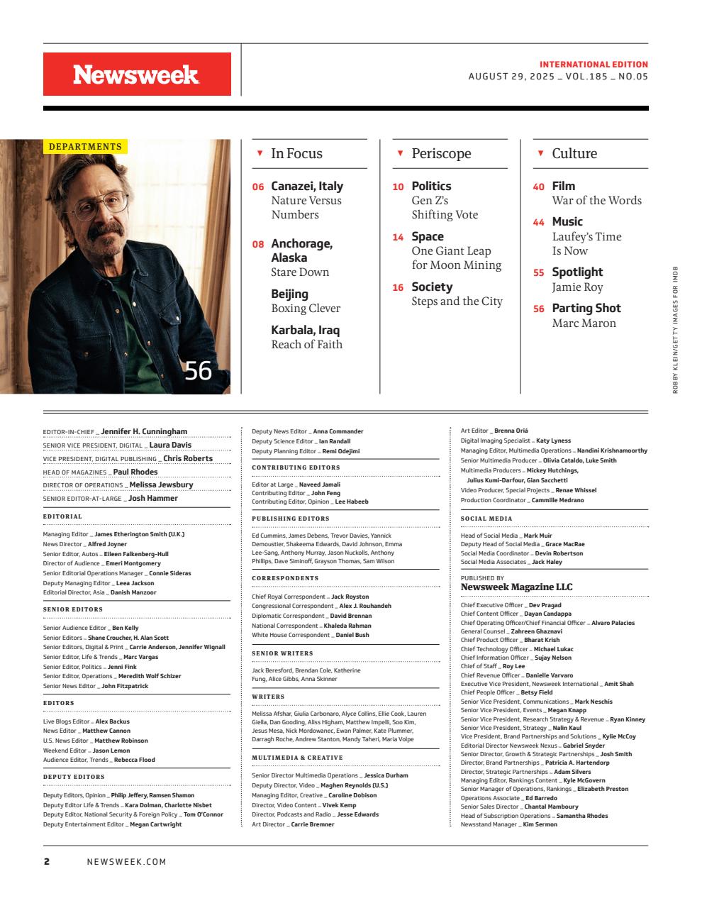Newsweek International Preview Pages