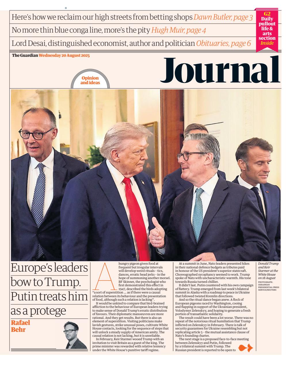 The Guardian Newspaper Preview Pages