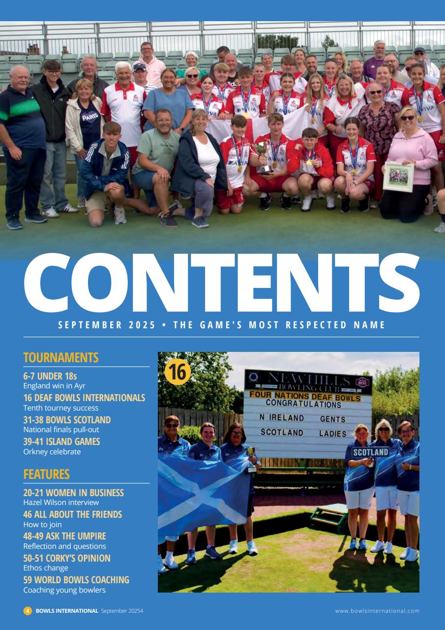Bowls International Preview Pages