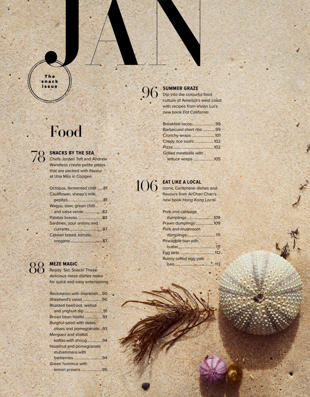 Australian Gourmet Traveller Preview Pages