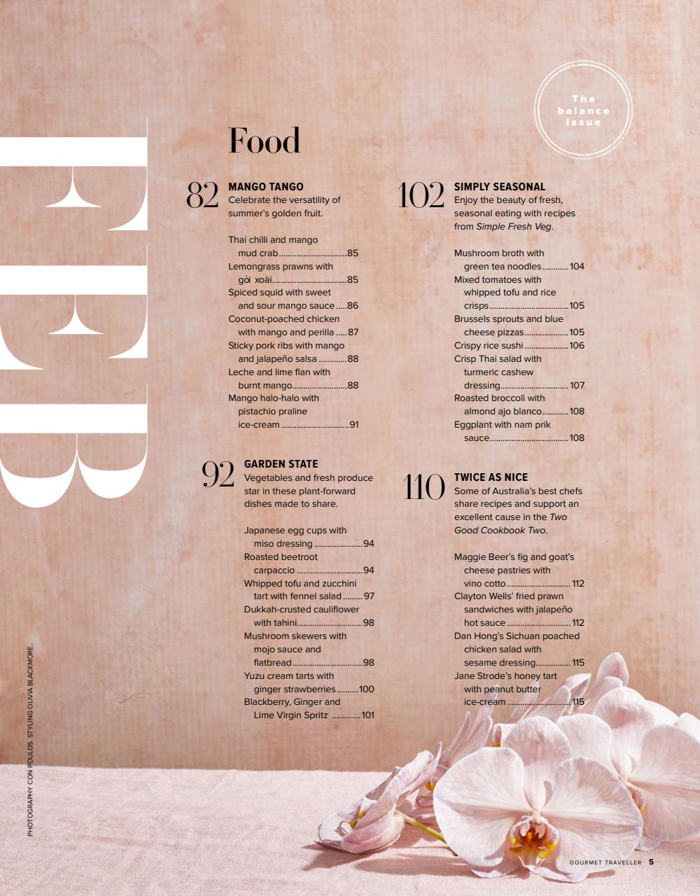 Australian Gourmet Traveller Preview Pages
