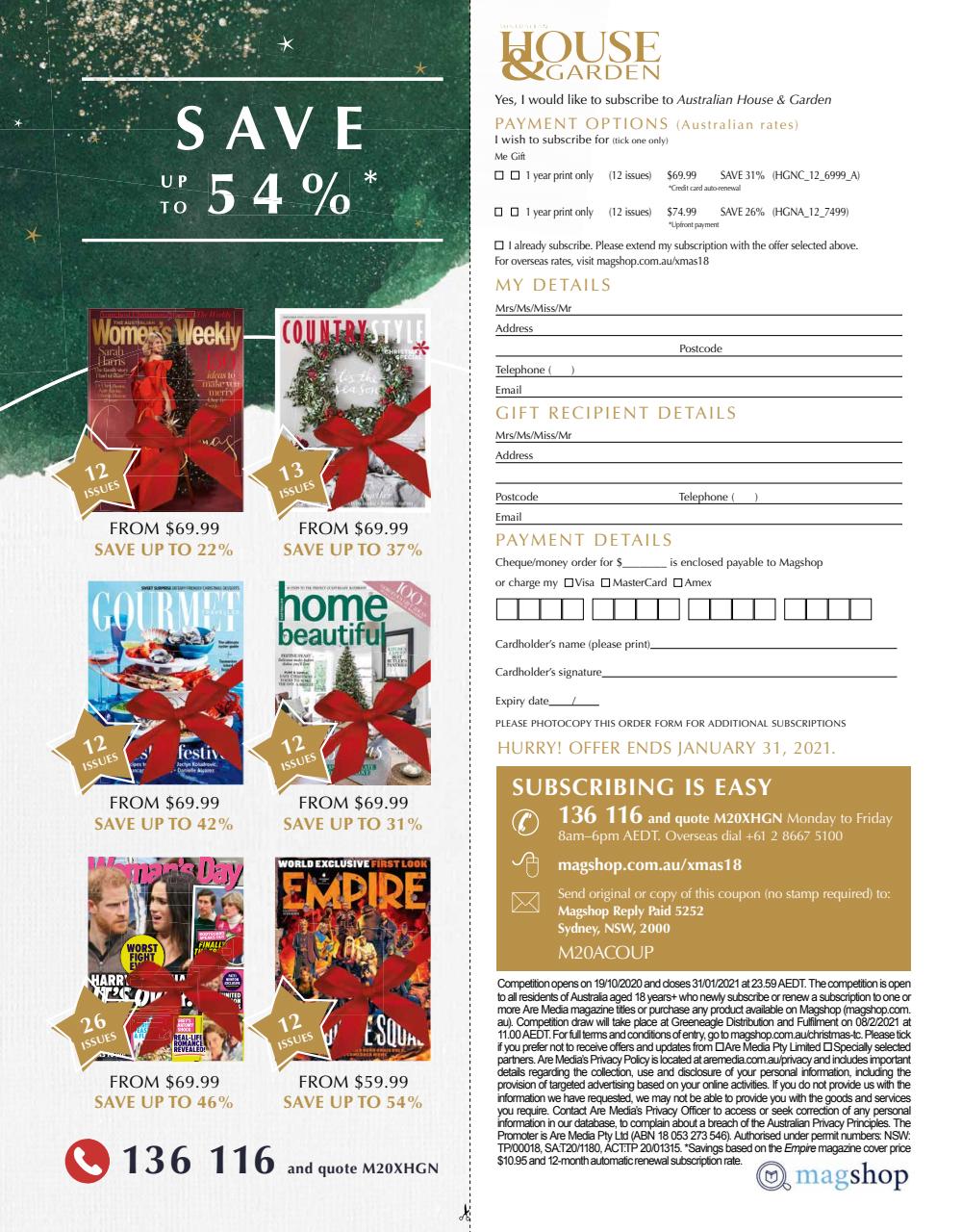 Australian House and Garden Preview Pages