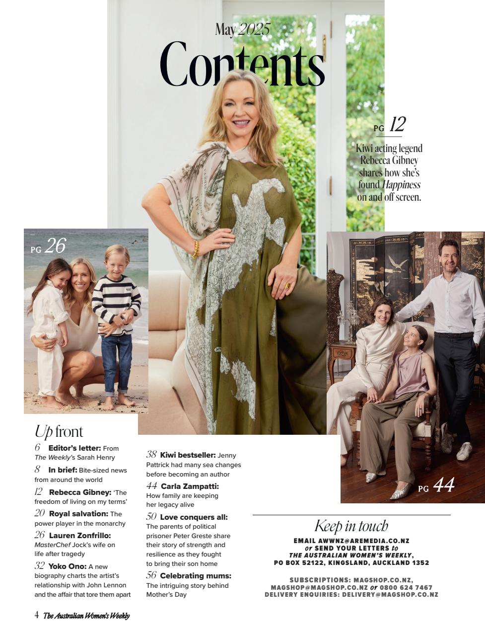 Australian Women's Weekly NZ Preview Pages