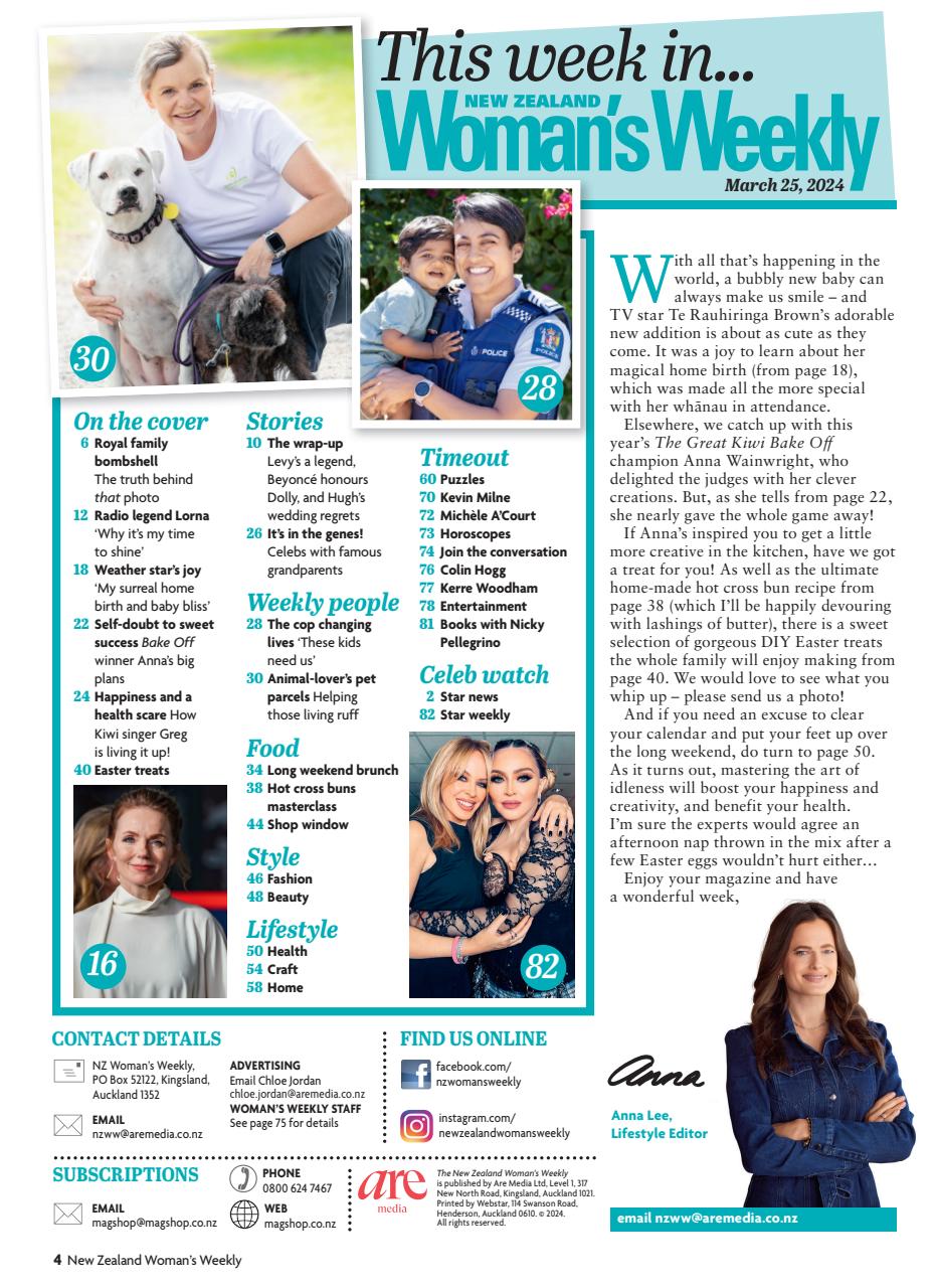 NZ Woman's Weekly Preview Pages