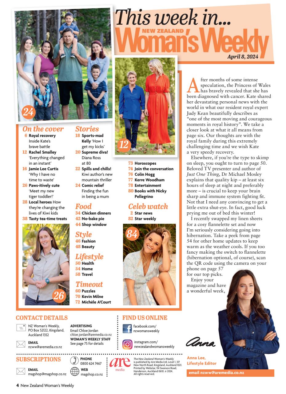 NZ Woman's Weekly Preview Pages