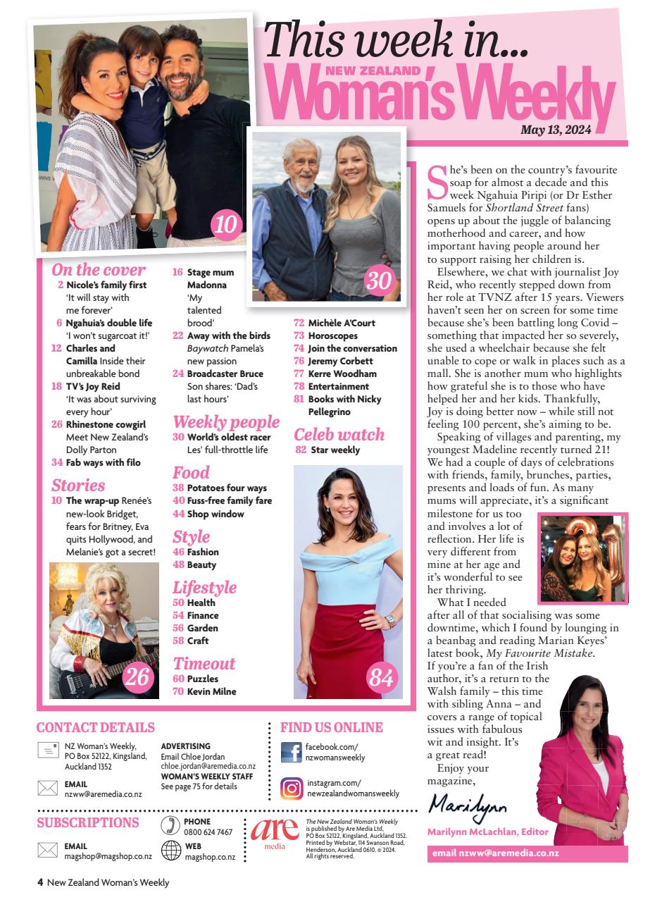 NZ Woman's Weekly Preview Pages
