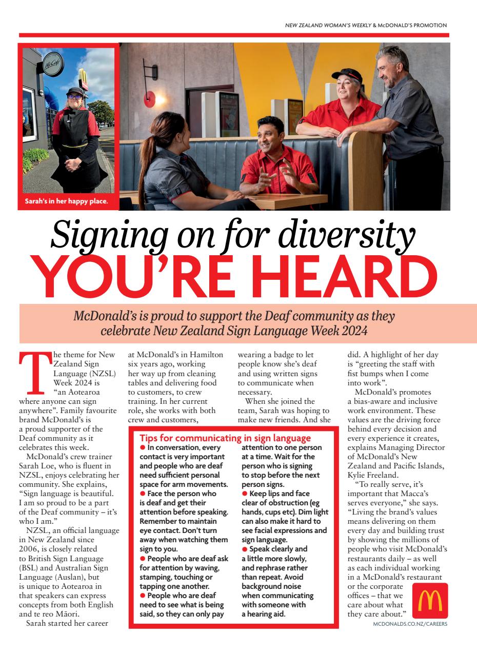 NZ Woman's Weekly Preview Pages