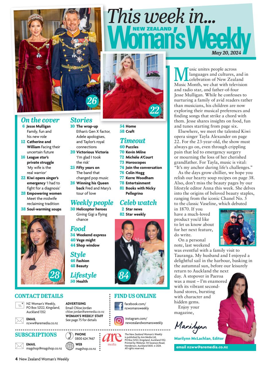 NZ Woman's Weekly Preview Pages