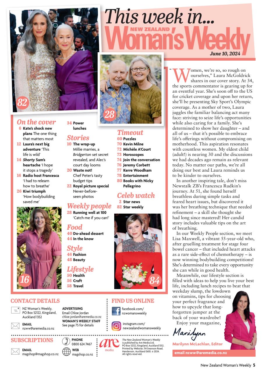 NZ Woman's Weekly Preview Pages