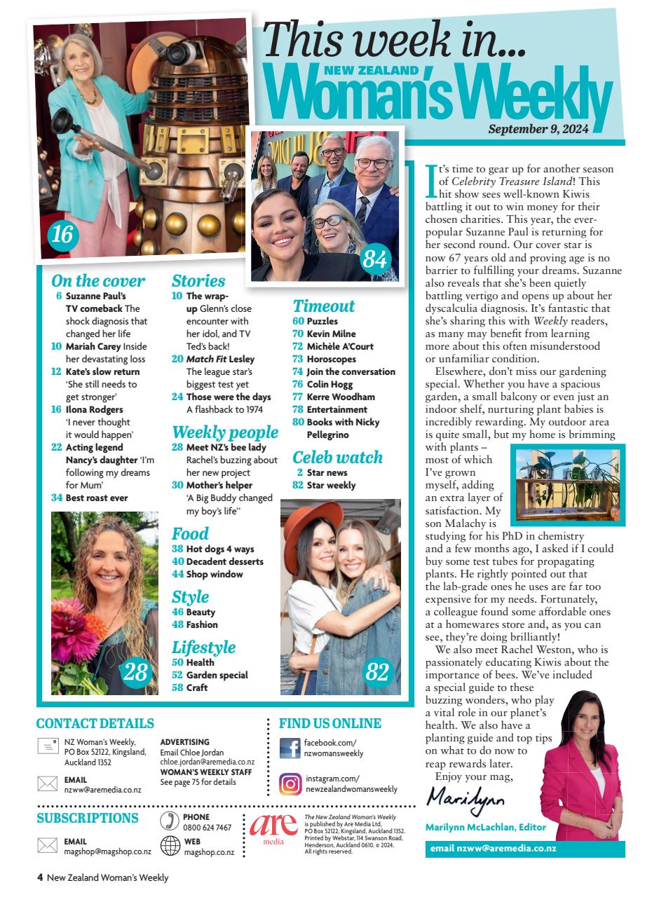 NZ Woman's Weekly Preview Pages