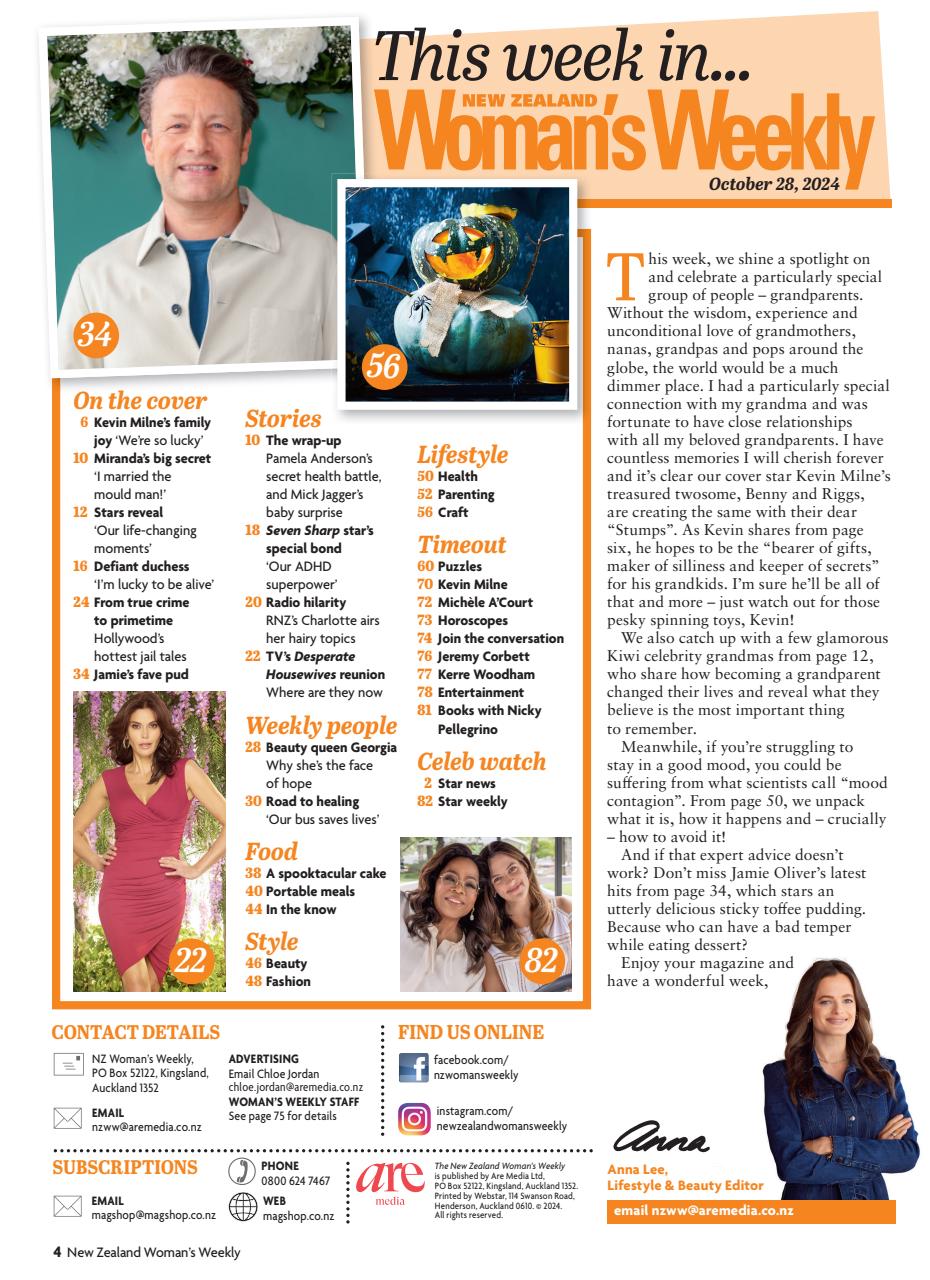 NZ Woman's Weekly Preview Pages