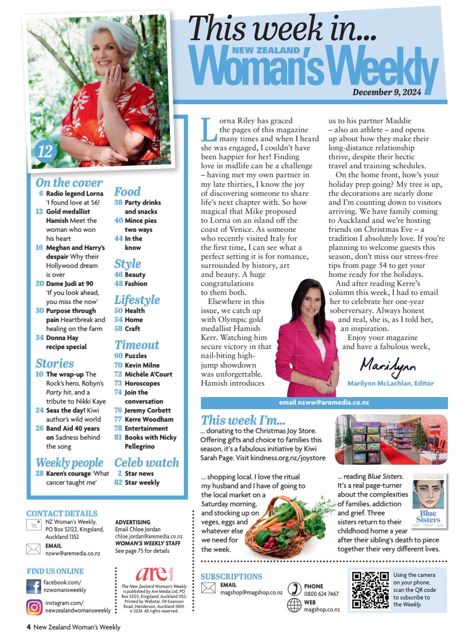 NZ Woman's Weekly Preview Pages