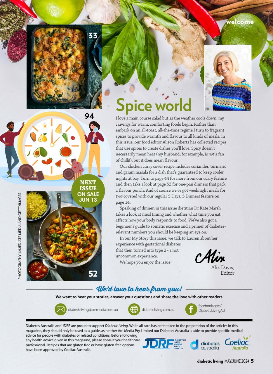 Diabetic Living Preview Pages