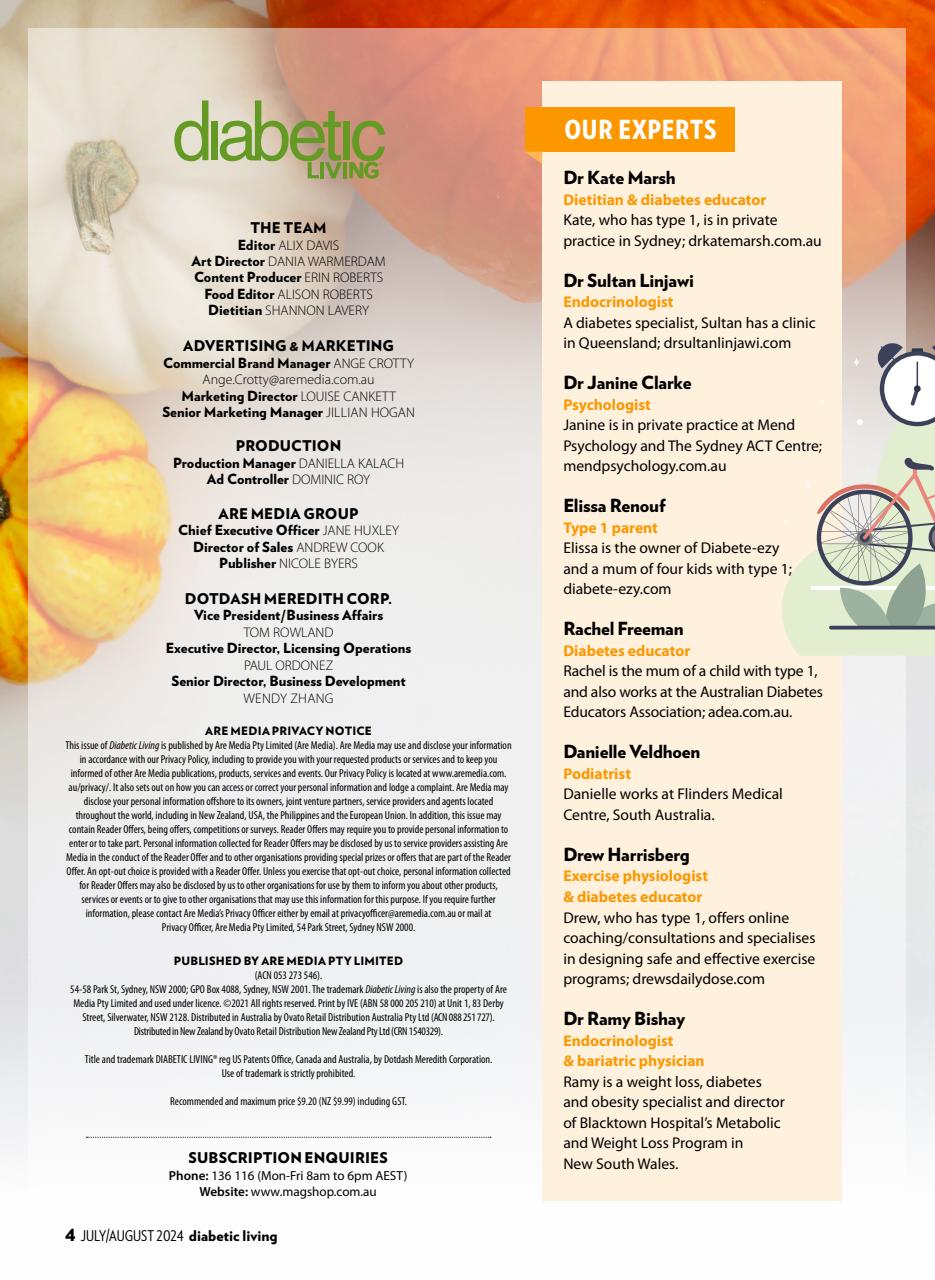 Diabetic Living Preview Pages