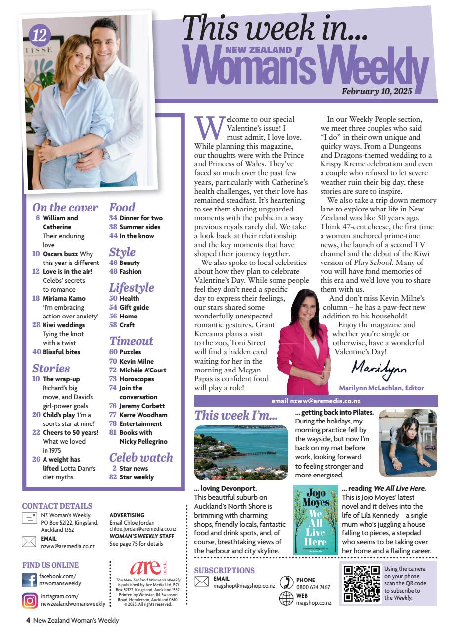 NZ Woman's Weekly Preview Pages