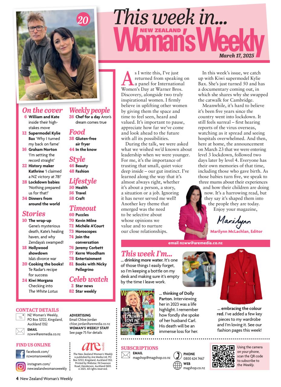 NZ Woman's Weekly Preview Pages