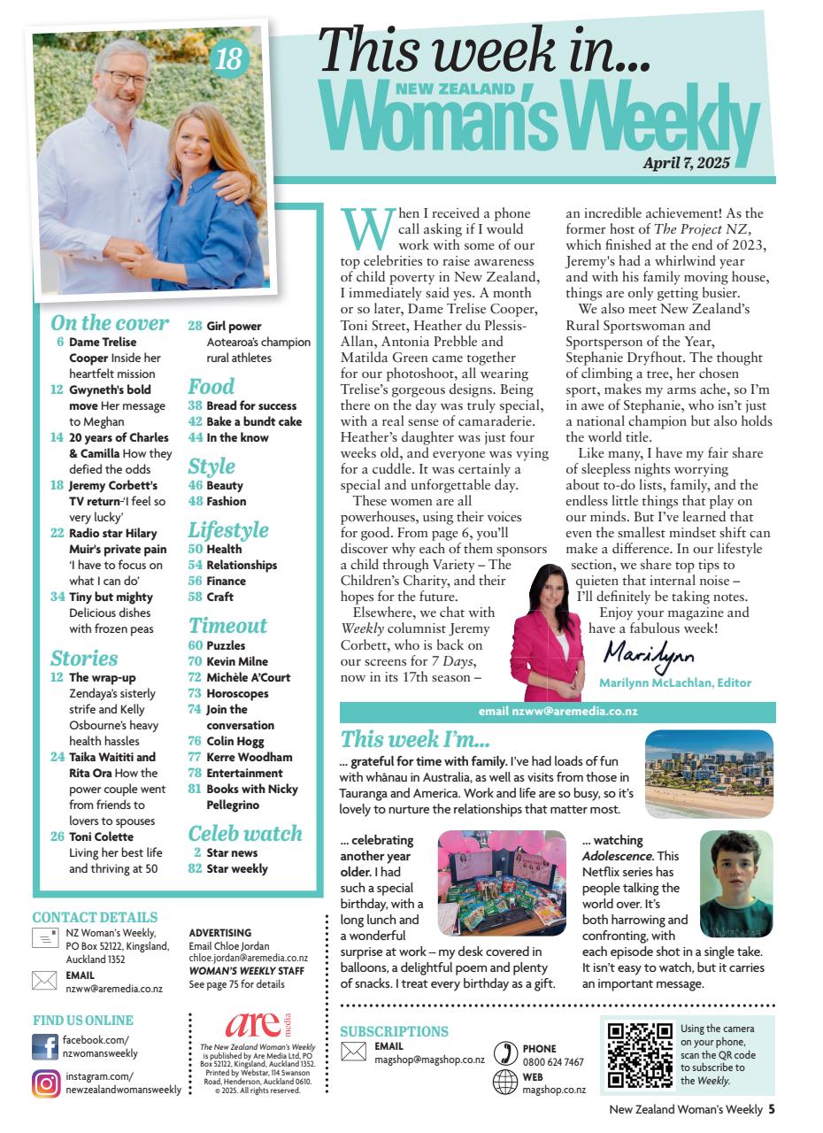 NZ Woman's Weekly Preview Pages