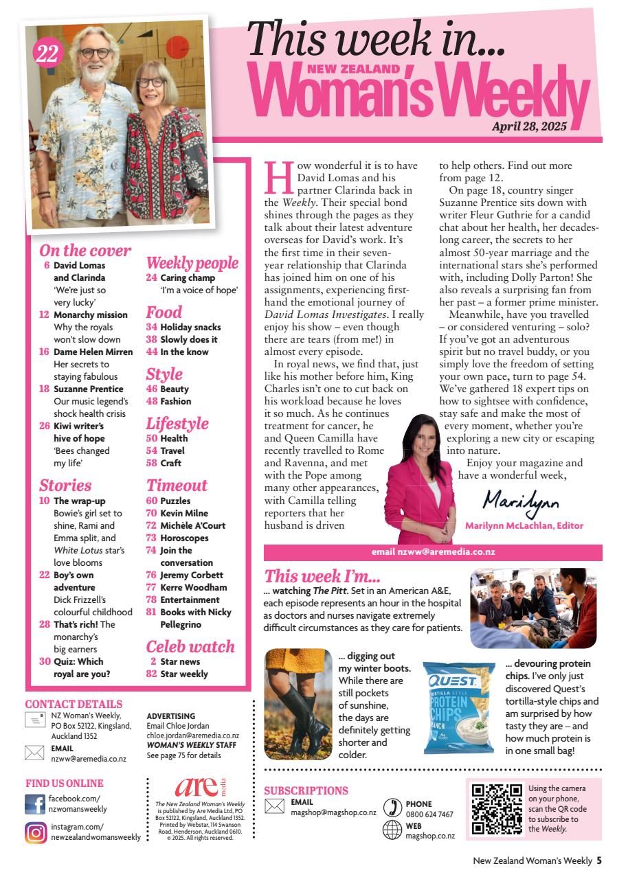 NZ Woman's Weekly Preview Pages