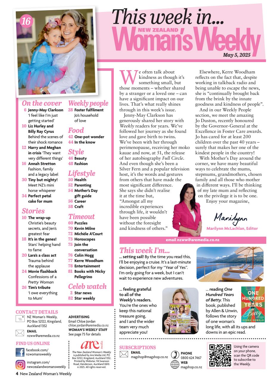 NZ Woman's Weekly Preview Pages