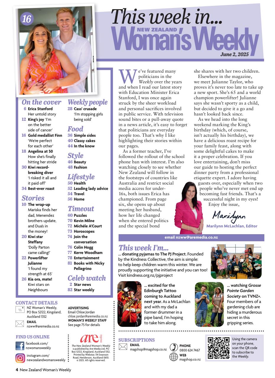 NZ Woman's Weekly Preview Pages