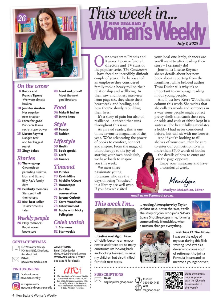 NZ Woman's Weekly Preview Pages