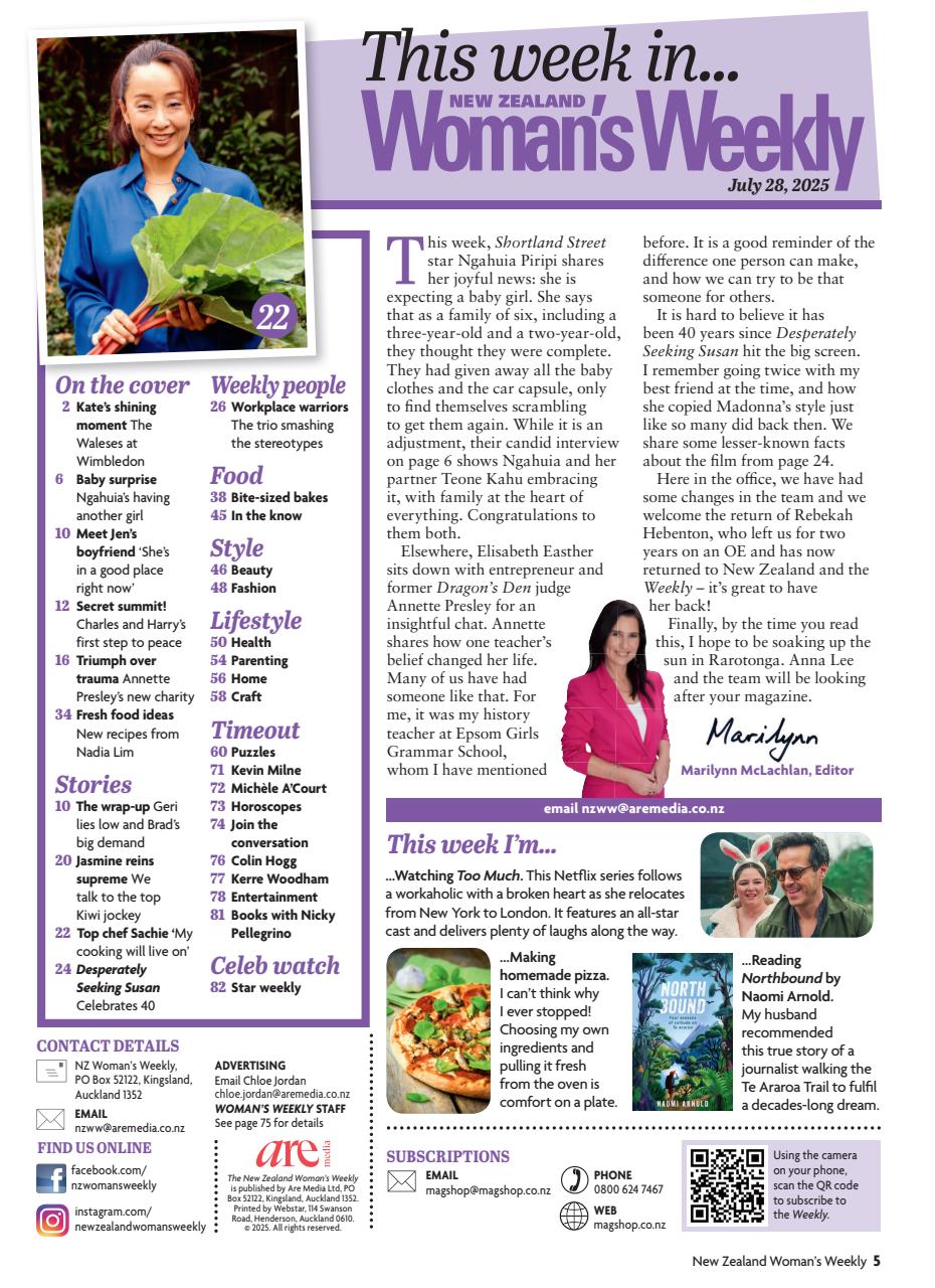 NZ Woman's Weekly Preview Pages