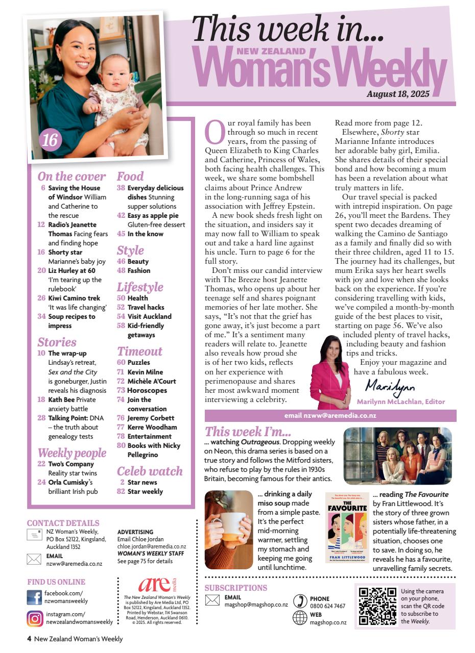 NZ Woman's Weekly Preview Pages