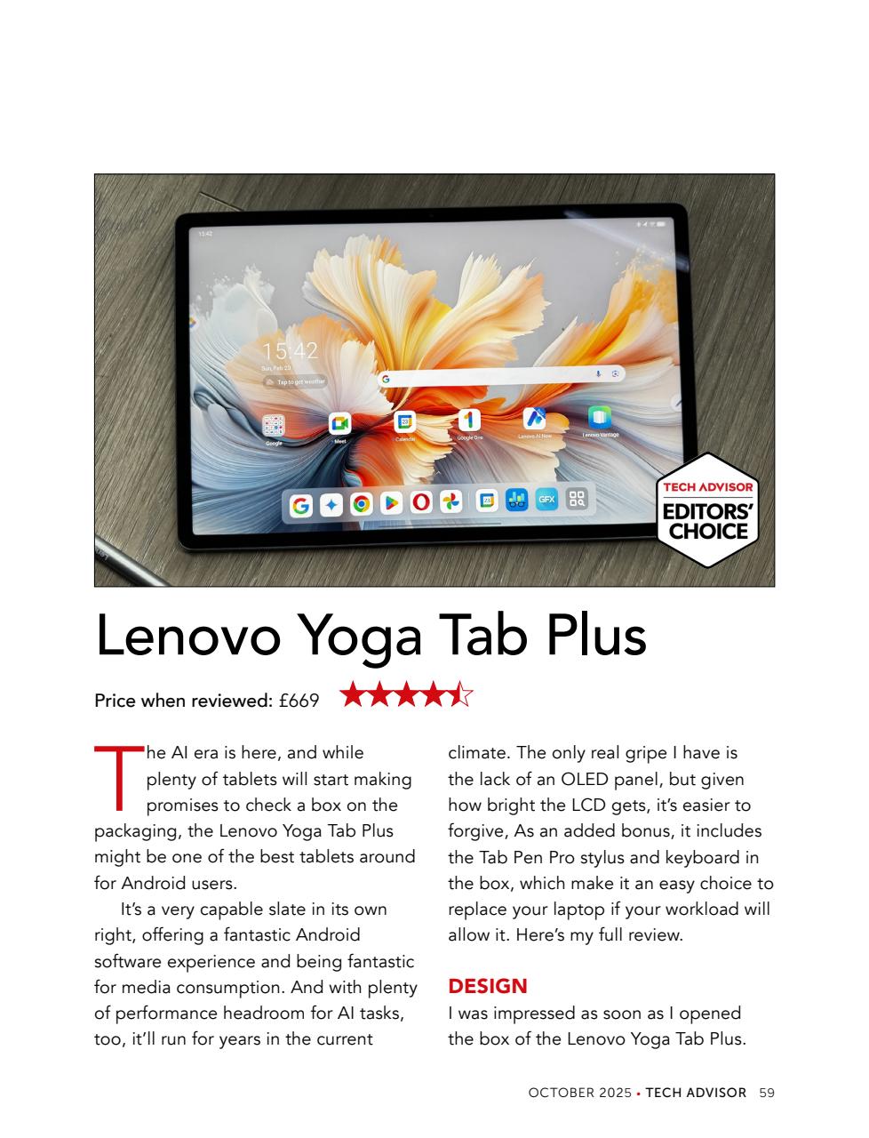 Tech Advisor Preview Pages