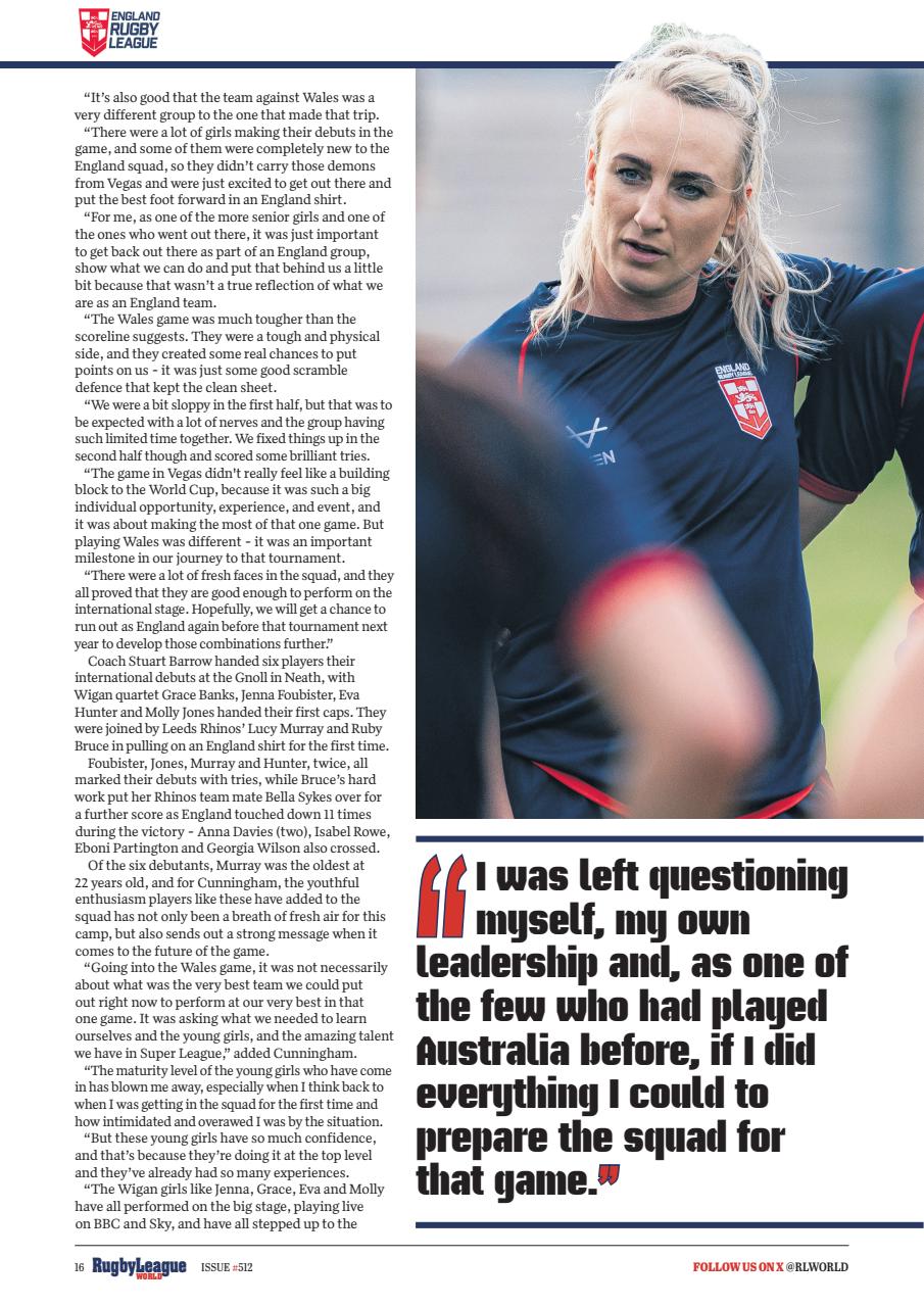 Rugby League World Preview Pages