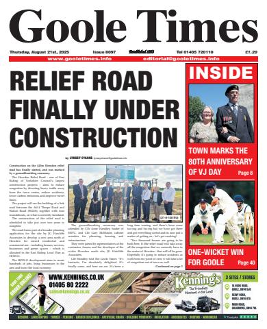 Goole Times issue August 21st 2025