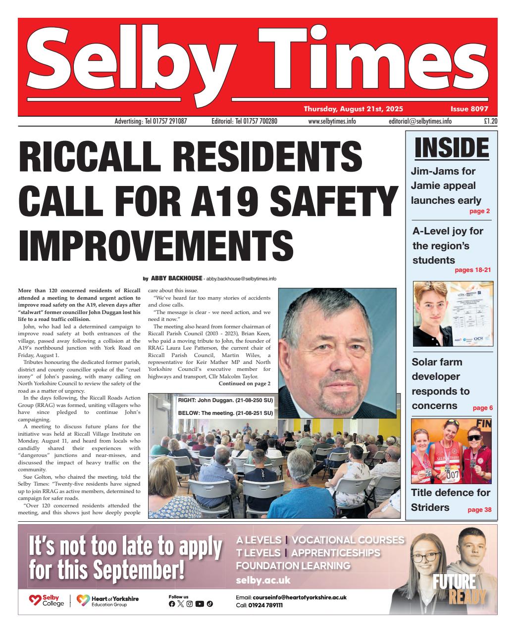 Selby Times Preview Pages