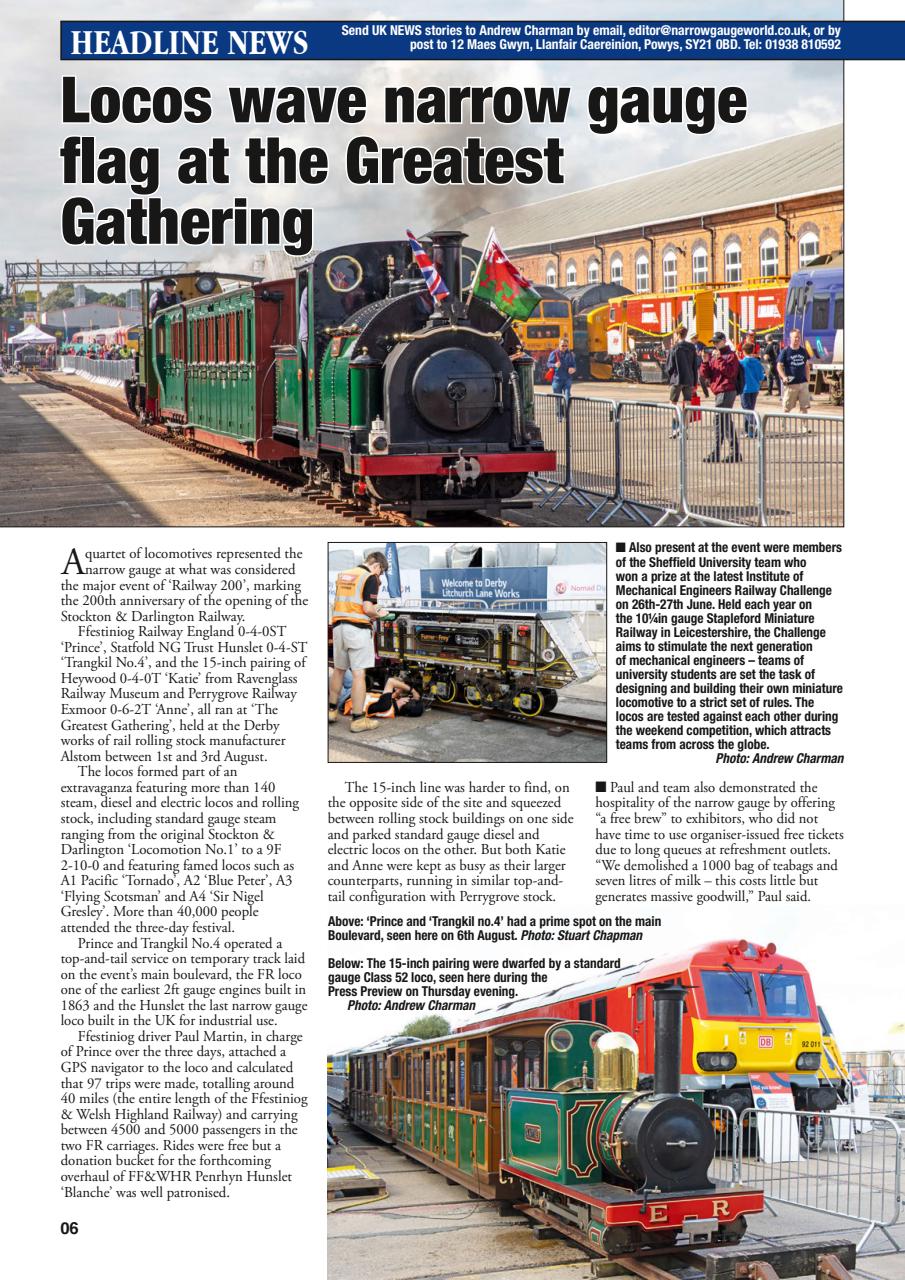 Narrow Gauge World Preview Pages