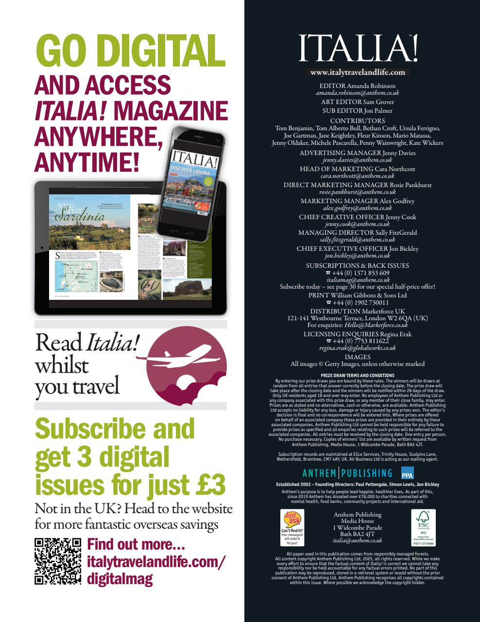 Italia! Preview Pages