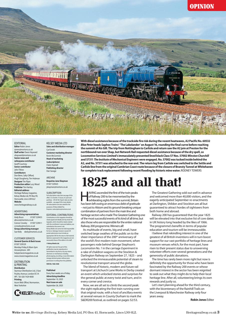 Heritage Railway Preview Pages