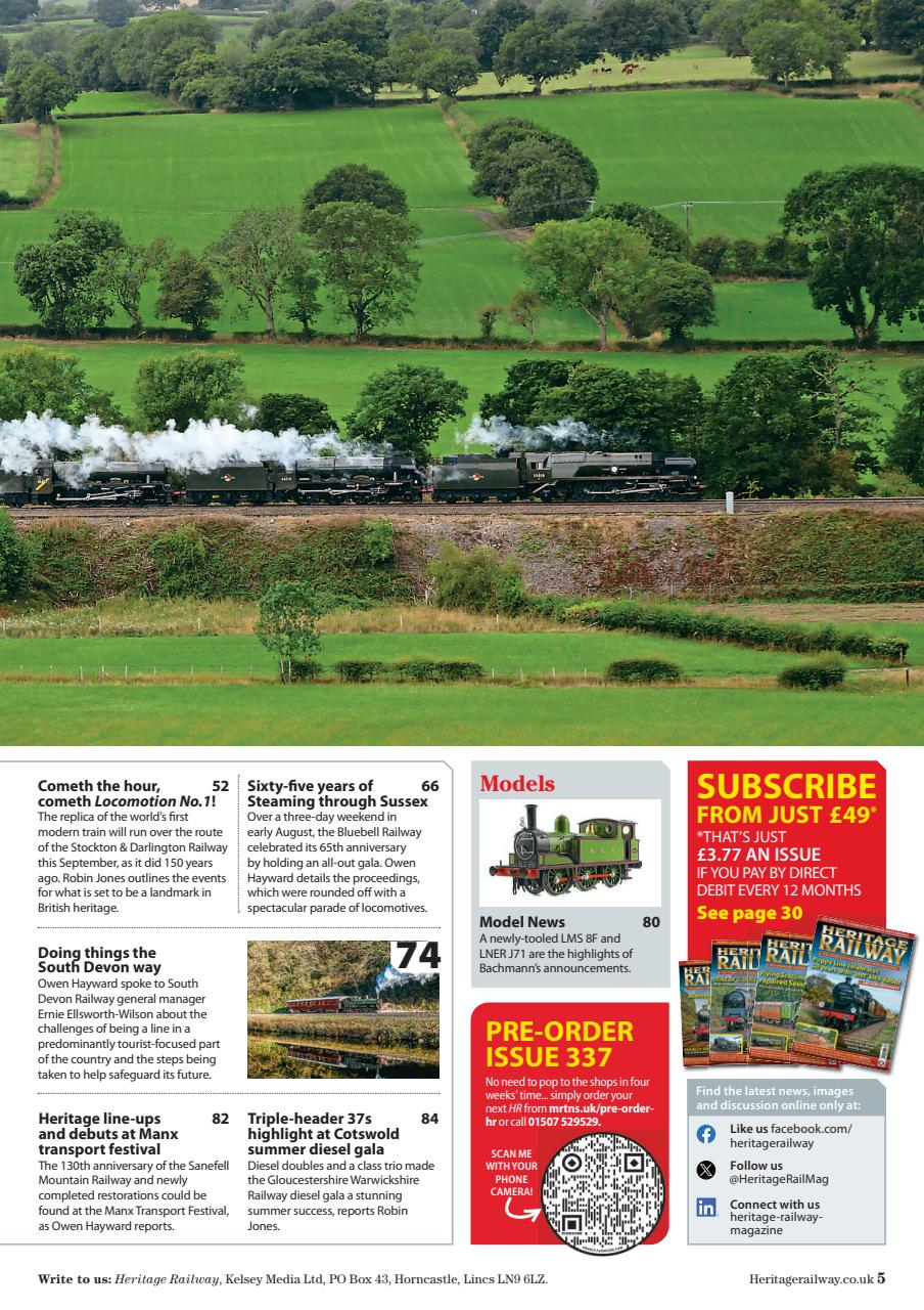 Heritage Railway Preview Pages