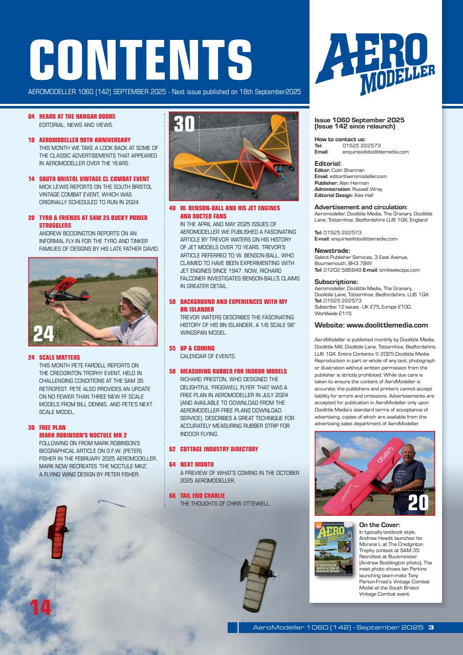 AeroModeller Preview Pages