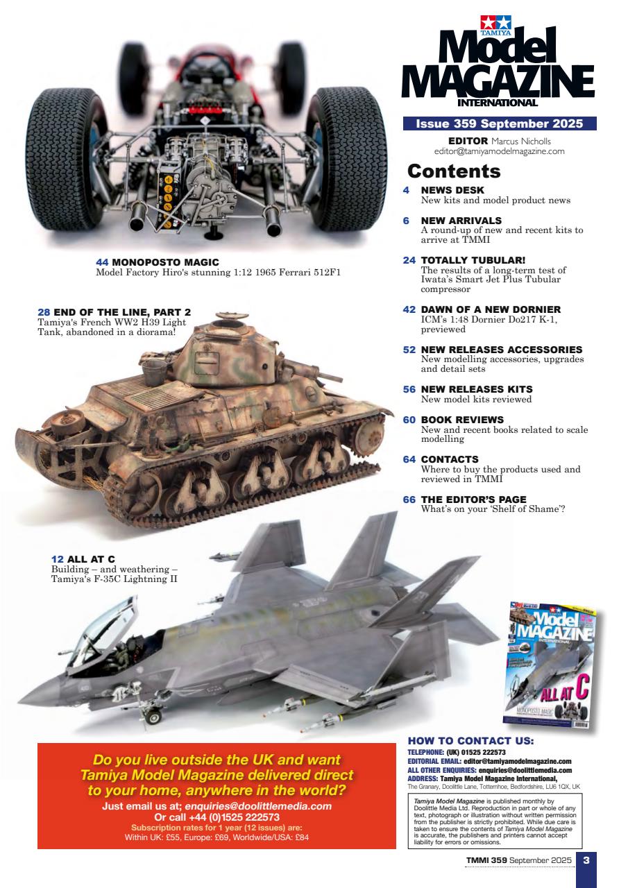 Tamiya Model Magazine Preview Pages
