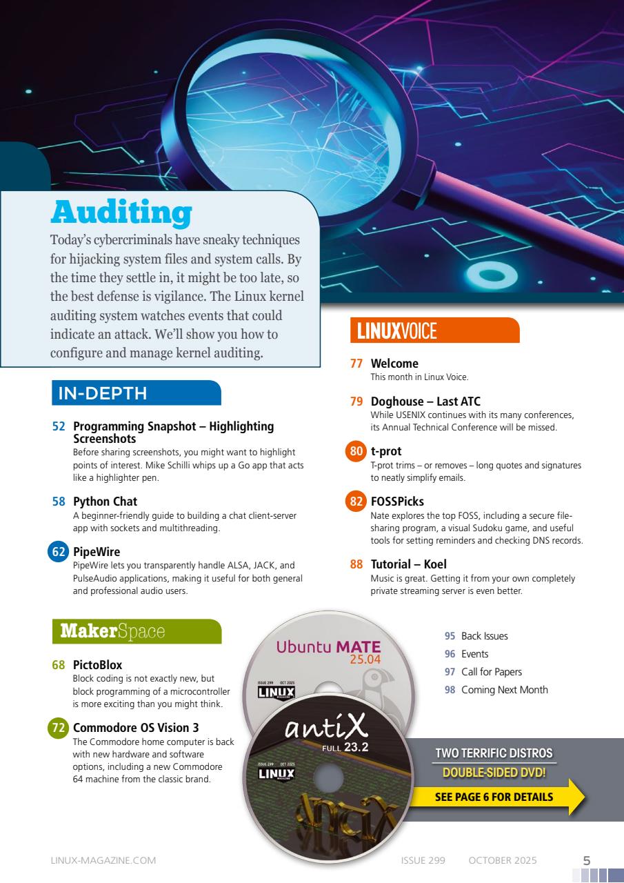 Linux Magazine Preview Pages