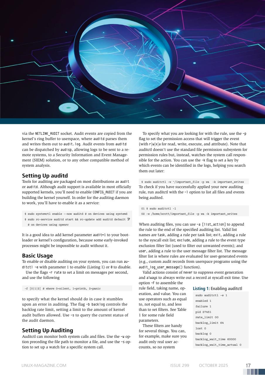 Linux Magazine Preview Pages