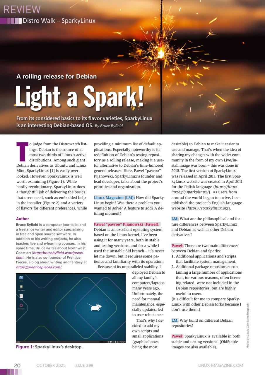 Linux Magazine Preview Pages