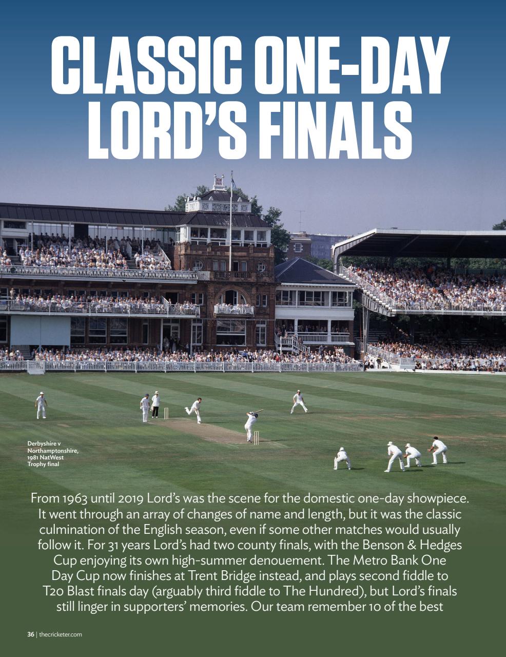 The Cricketer Magazine Preview Pages