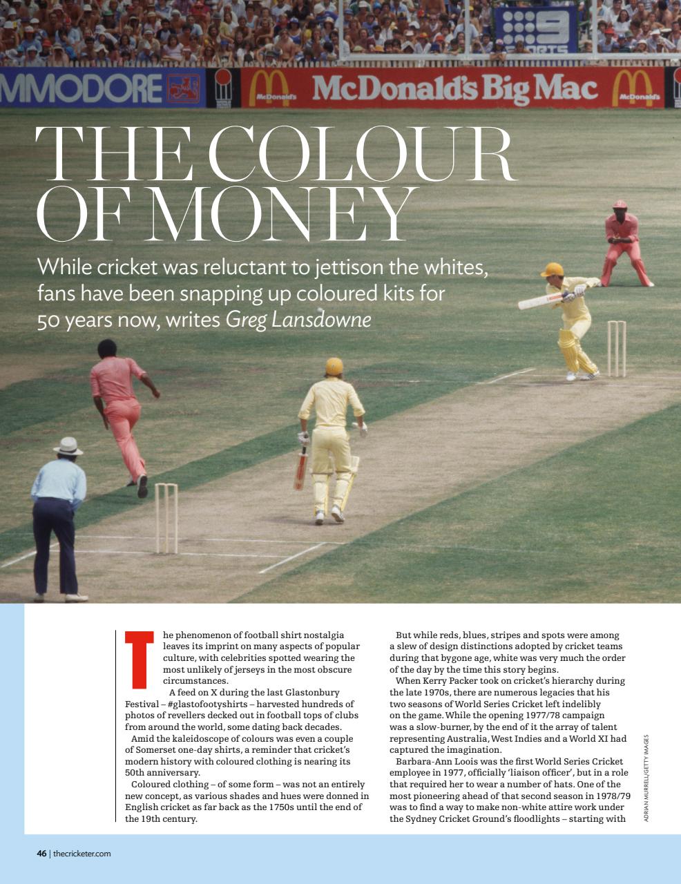 The Cricketer Magazine Preview Pages