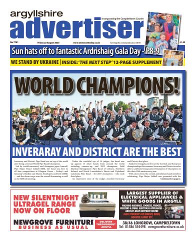 Argyllshire Advertiser issue Friday, August 22, 2025