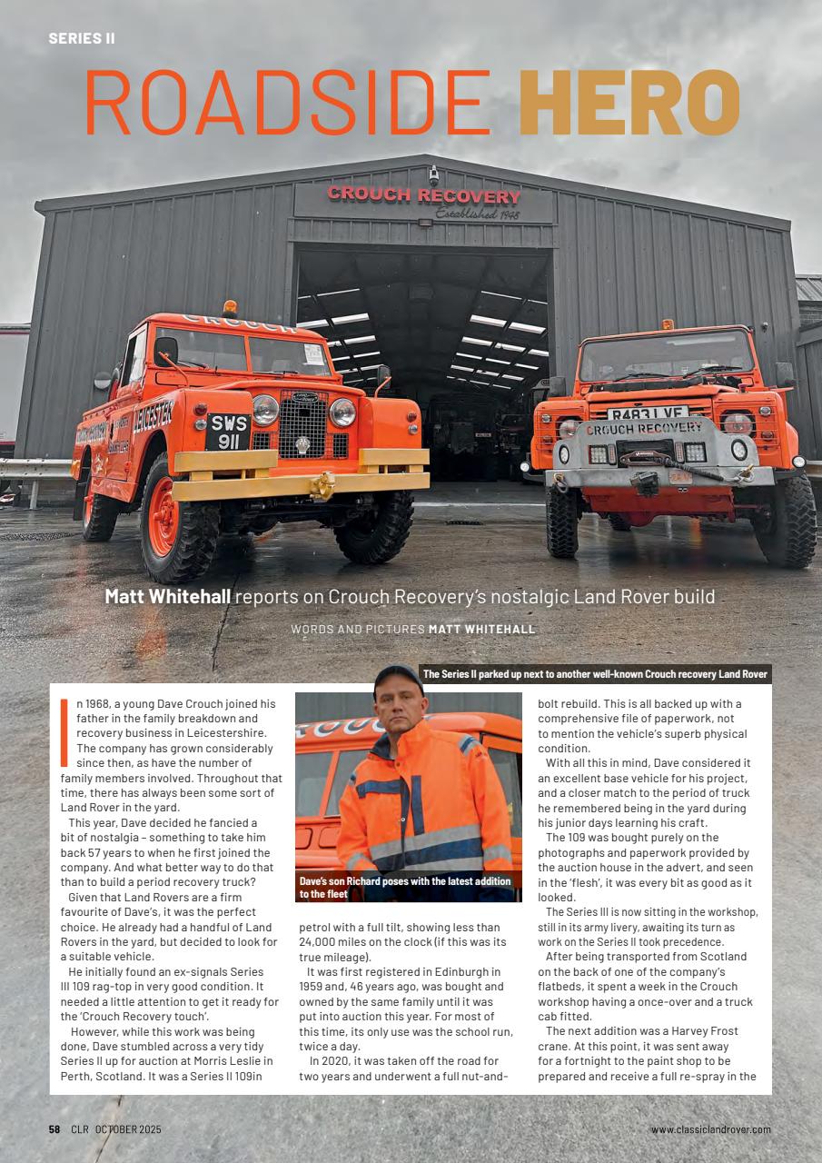 Classic Land Rover Magazine Preview Pages