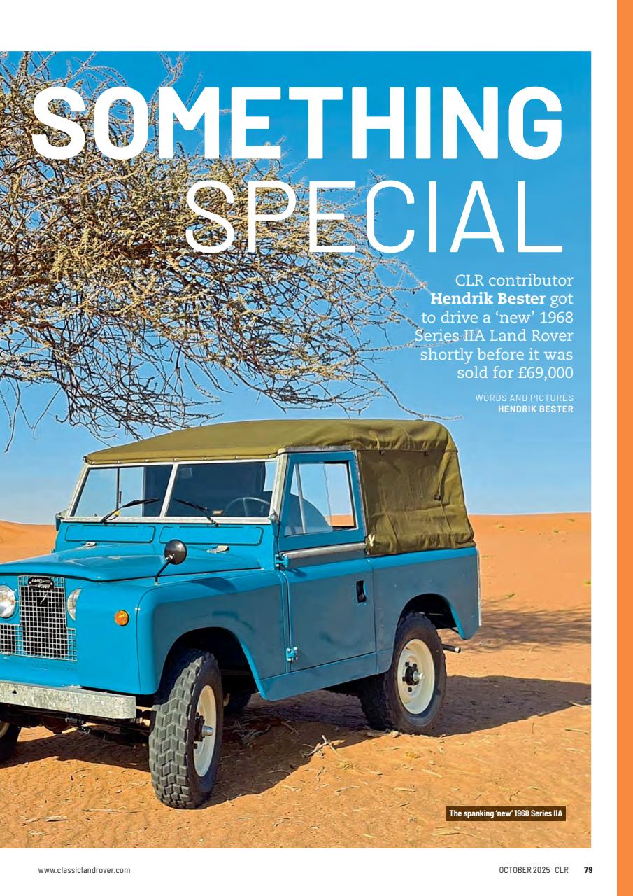 Classic Land Rover Magazine Preview Pages