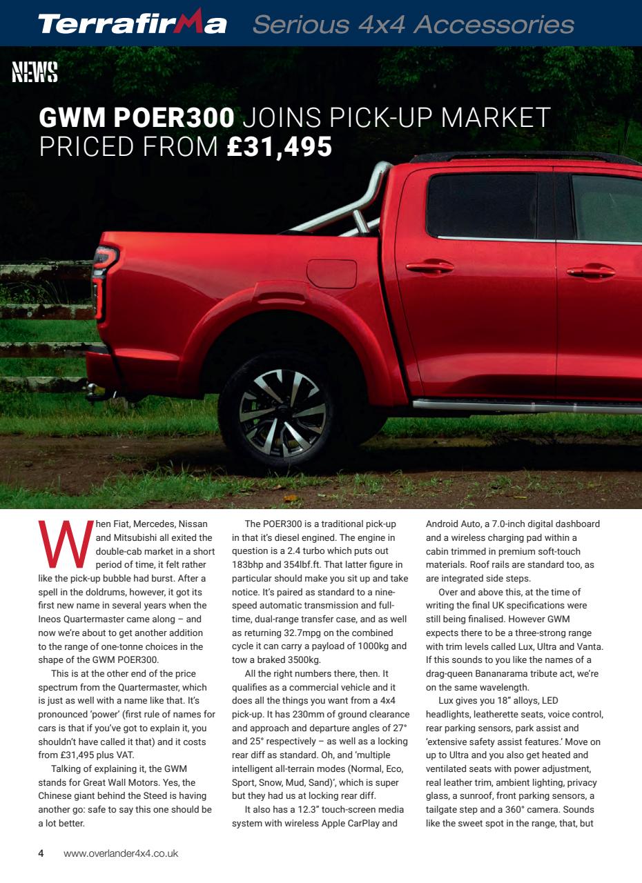 Overlander 4X4 Preview Pages