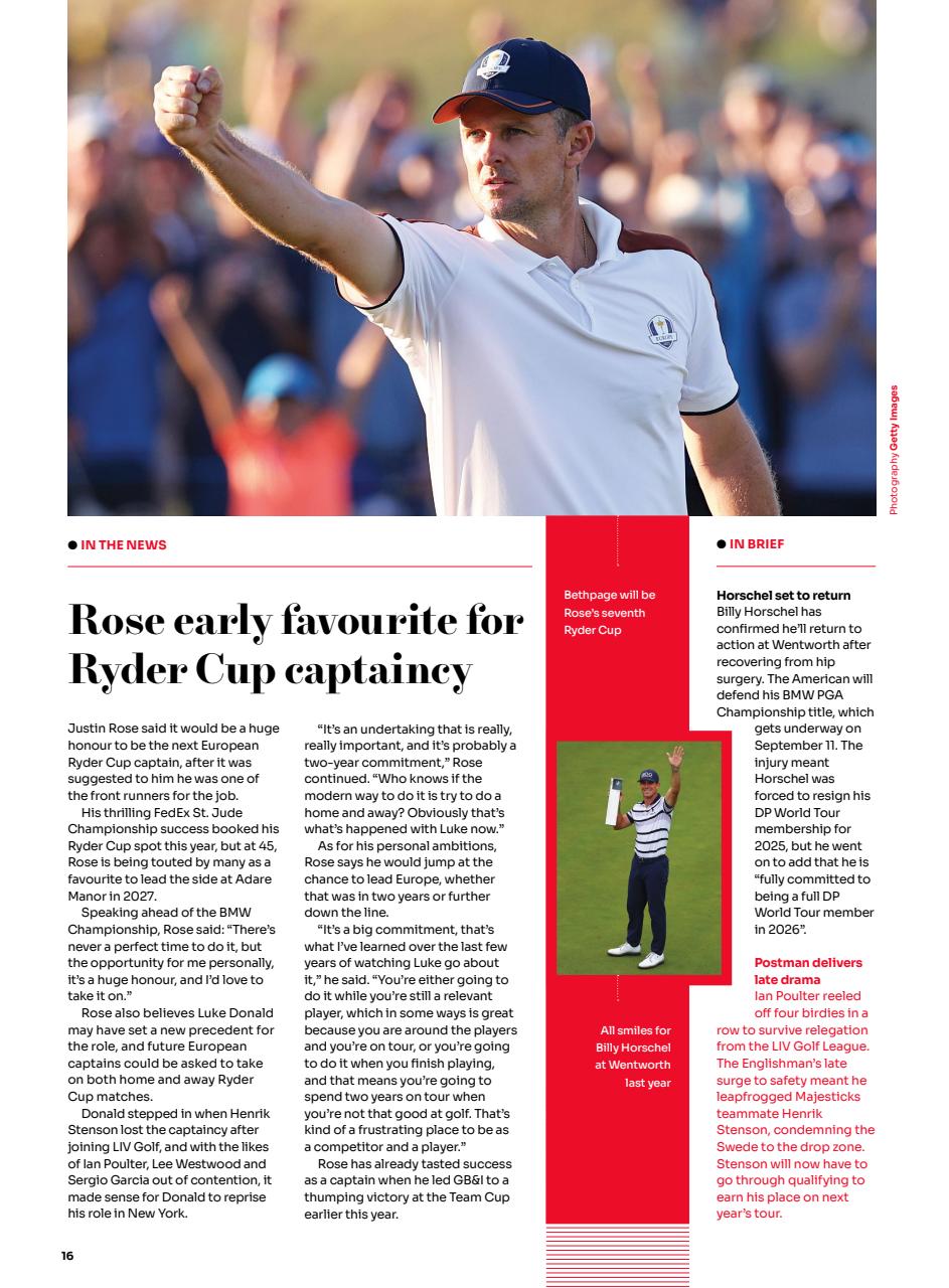 Golf Monthly Preview Pages
