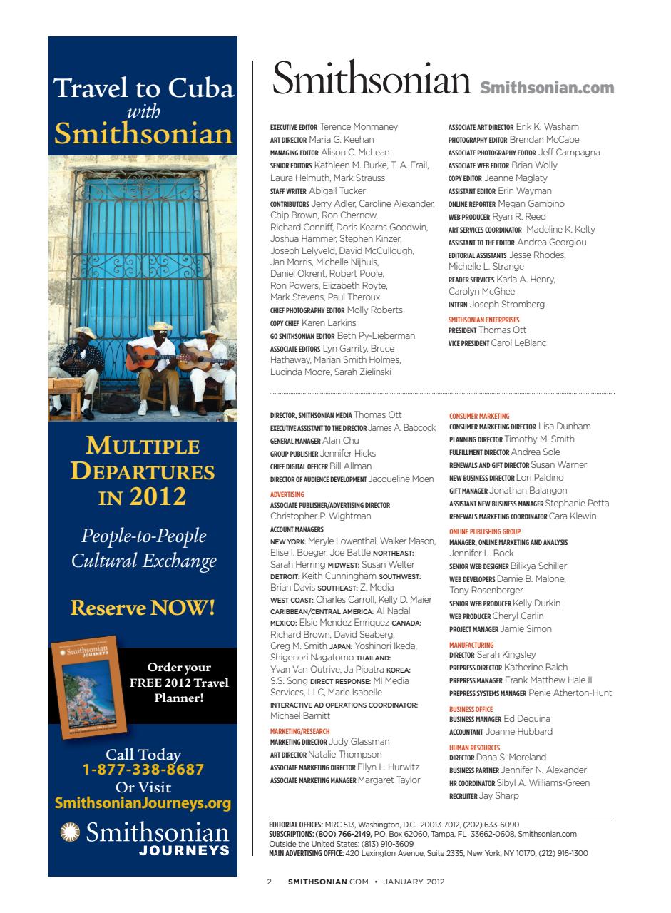Smithsonian Magazine Preview Pages
