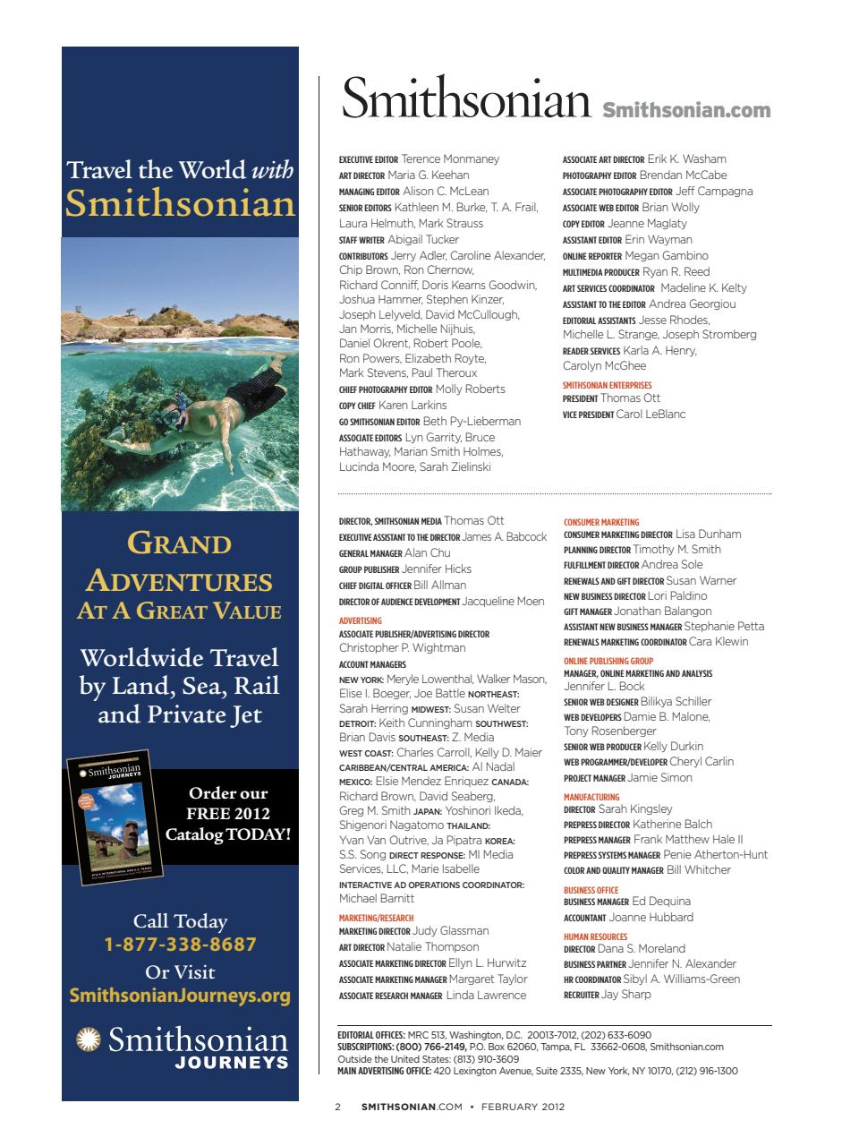 Smithsonian Magazine Preview Pages